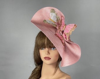 SALE Headband Butterfly Women Kentucky Derby Hat Party Fascinator Party Evening Women Hat