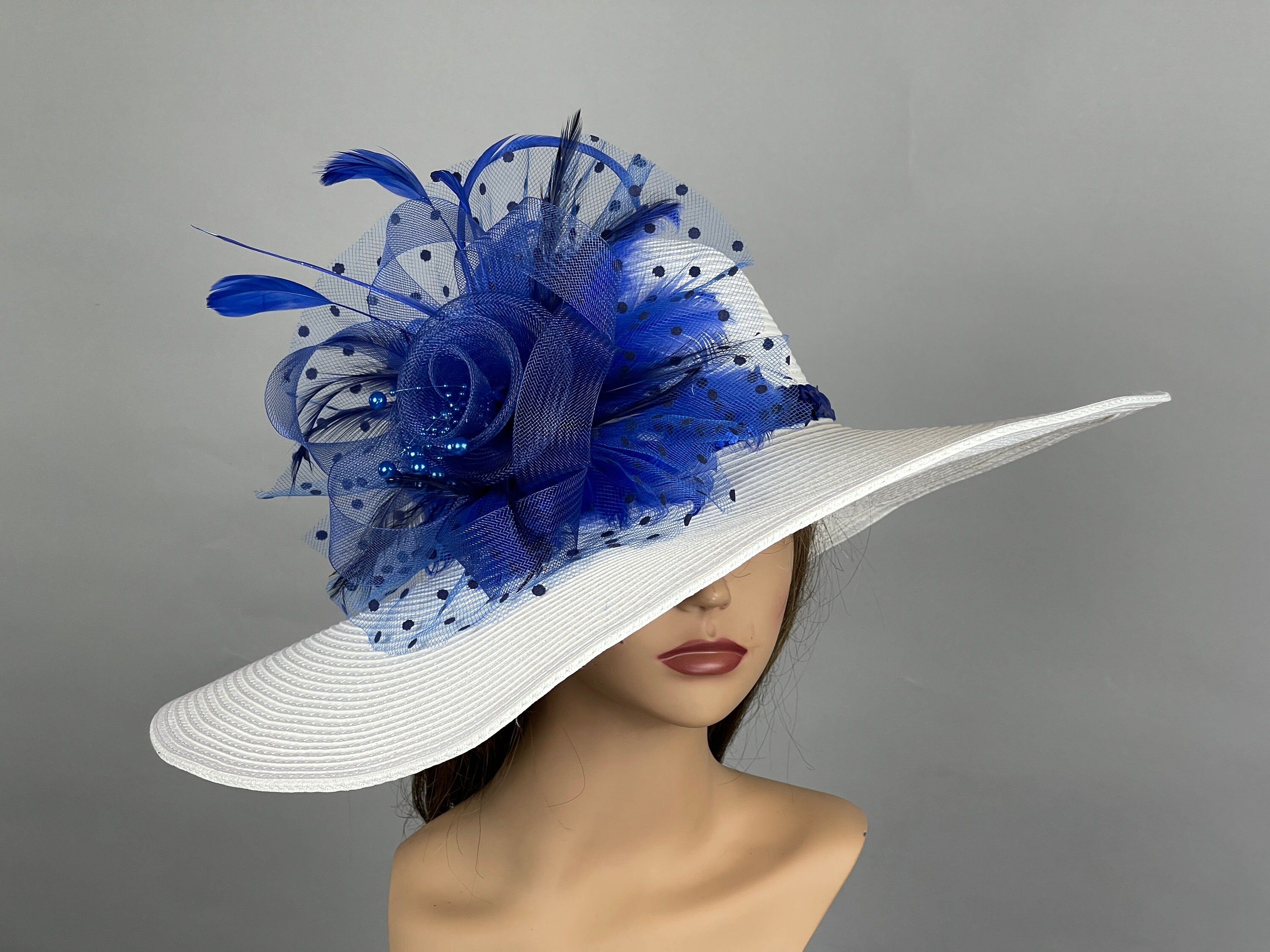 Kentucky Derby Hat Blue - Etsy
