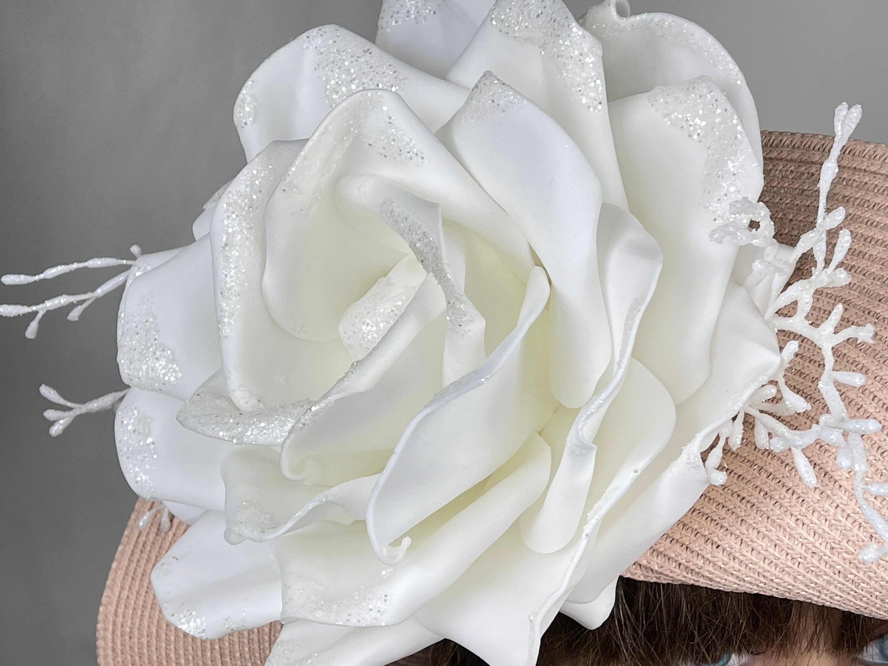 SALE Misty Rose Floppy Wide Brim Hat: Kentucky Derby Wedding 