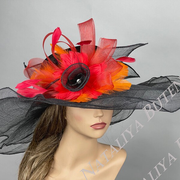 Distinctive Hats Sinamay Loops in Red 21208RED