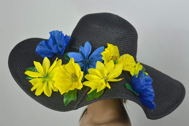 floppy wedding hat