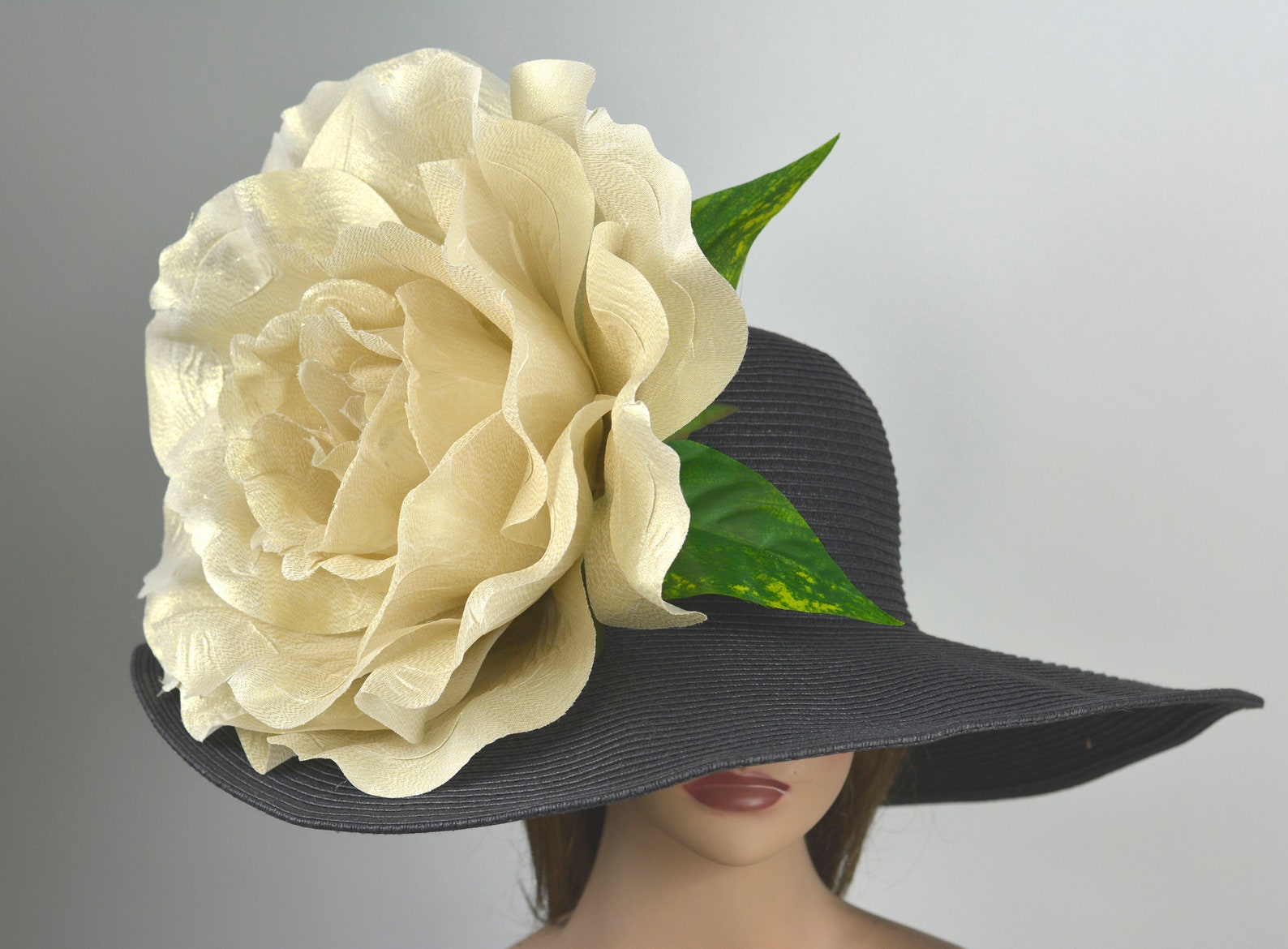 SALE Black Derby Kentucky Derby Woman Party Event Hat Tea - Etsy