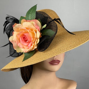 SALE Woman Party Hat Kentucky Derby Tea Hat Wedding Cocktail Party Hat Church Hat Small Brim