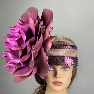SALE Wedding  Kentucky Derby Hat Bridal Hat Tea Party Hat Royal Hat Wedding  Summer Hat Cocktail Hat