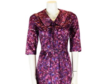 Vintage 1960s Abstract Printed Summer Dress