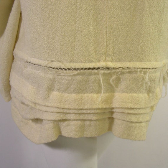 Vintage Comme des Garcons Cream Jacket 1980s - image 4