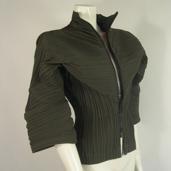 2025春の新作 Vintage Issey Miyake Reverse Pleated Origami Jacket 1980s - Etsy ジャケット・アウター