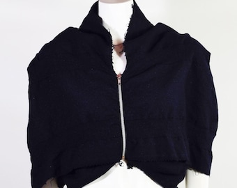 Comme des Garcons Knitted Cape Cardigan 2004. Small UK8-12