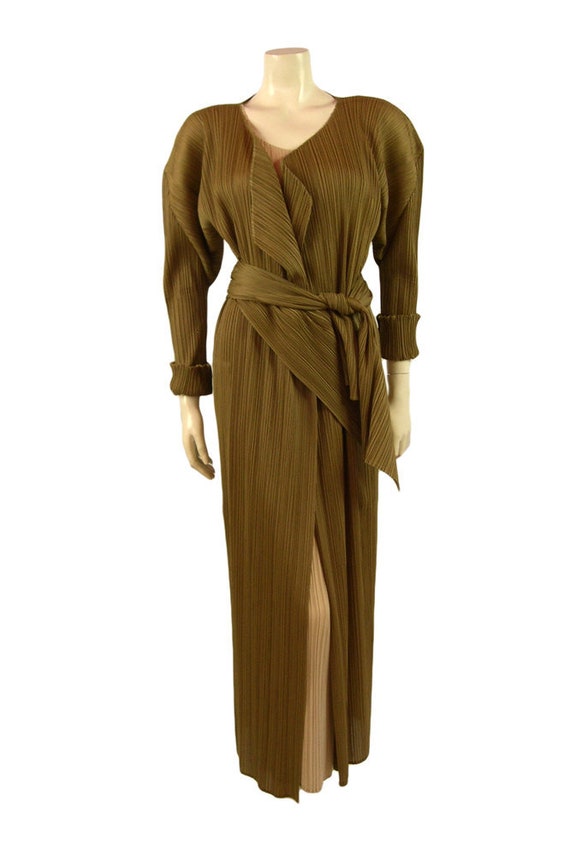 Vintage Issey Miyake Micro Pleated Bronze Evening 