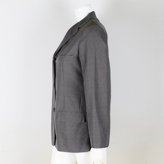 Vintage Jil Sander Slate Grey Summer Jacket 1990s - image 2