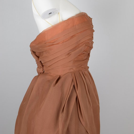 1950s Frank Usher Couture Evening Dress - image 3