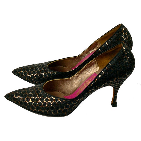 Vintage Schiaparelli Evening Shoes 1960s
