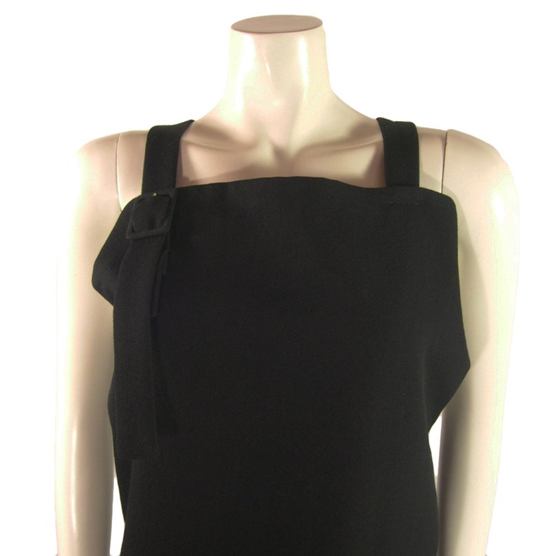 Vintage Yohji Yamamoto Black Gabardine Pinafore Dress 1990s - Etsy