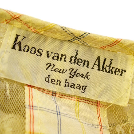 Koos Van Den Akker Dress Silk 1970s - image 6