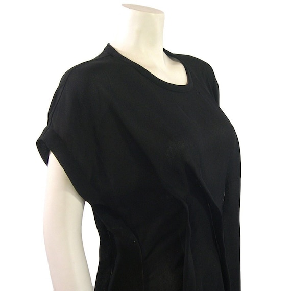 Vintage Comme des Garcons Asymmetric Folded Black