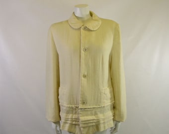 Vintage Comme des Garcons Cream Jacket 1990s