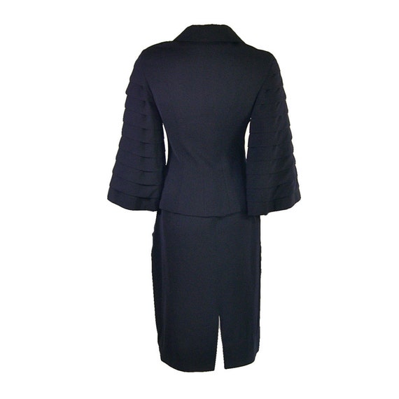 Vintage 1940s Lilli Ann Suit in Navy Blue - image 3