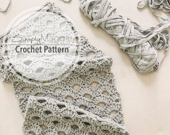 Crochet Pattern // The Arcade Stitch Crochet Wall Hanging // Yarn Wall Hanging // Wall Decor // Beginner Pattern // Simply Maggie