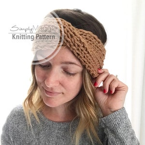 Knitting Pattern // the Coastal Turban // Knit Turban Headband ...