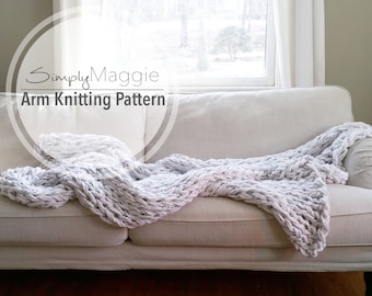 PATTERN BUNDLE // Chunky Blanket Patterns Bundle // Includes 5 Patterns // Simply Maggie