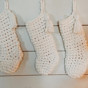 Crochet Pattern // Crochet Christmas Stocking // Christmas Decor // Beginner Pattern // Simply Maggie image 4
