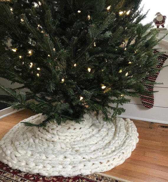 Arm Knitting Pattern Arm Knit Christmas Tree Skirt Chunky Tree Skirt Beginner Pattern 42 By 90 Simply Maggie Arm Knitting Pattern Arm Knit Christmas Tree Skirt Chunky Tree Skirt Beginner Pattern 42 By 90 Simply Maggie