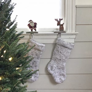 Knitting Pattern // Knit Christmas Stocking // Christmas Decor // Beginner Pattern // Simply Maggie image 2