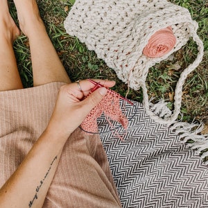 Hand Crochet Pattern // Crochet Market Bag // Finger Crochet // Beginner Pattern // Simply Maggie image 3