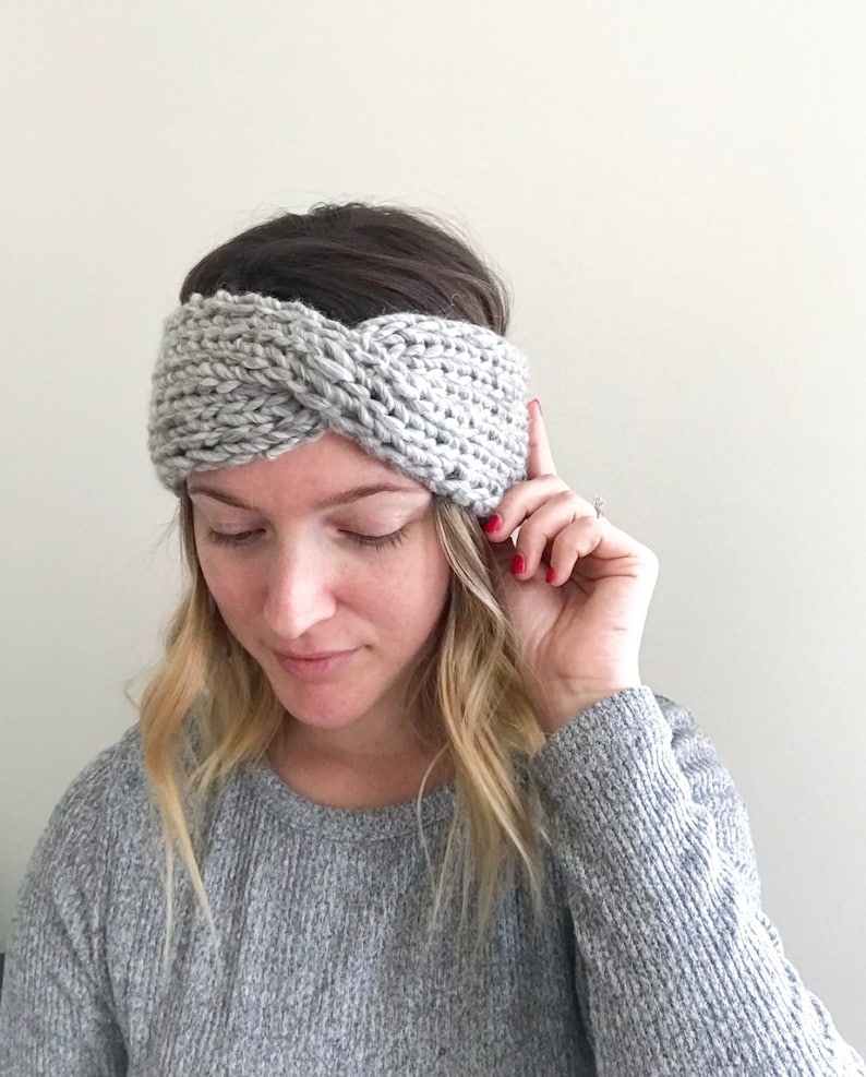 Knitting Pattern // the Coastal Turban // Knit Turban Headband | Etsy