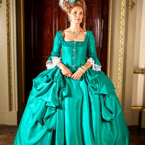 Marie in faux dupion satin . Made to measure in colour of your choice. Fully boned for uplift