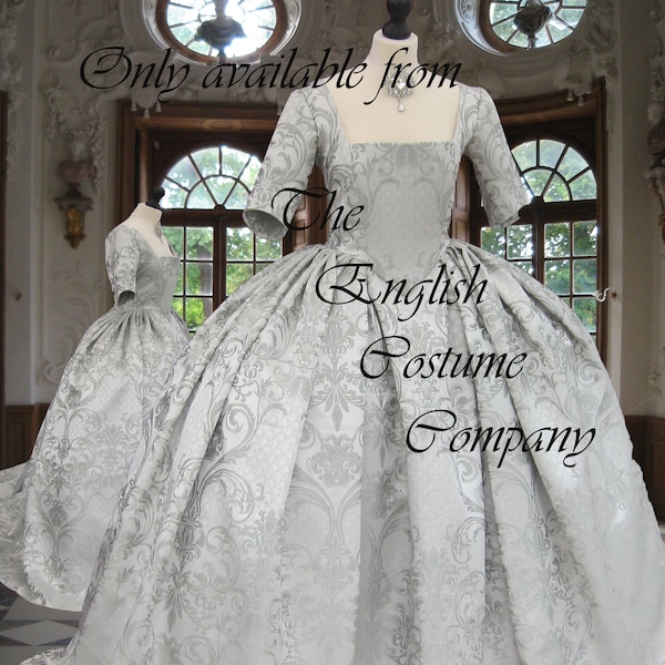 18th century Trim your own gown... Just buy a base gown in any of our fabrics and add your own embellishment to create a one off gown
