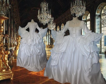 The Wedding Dress.... Georgian 18th century Marie Antoinette style