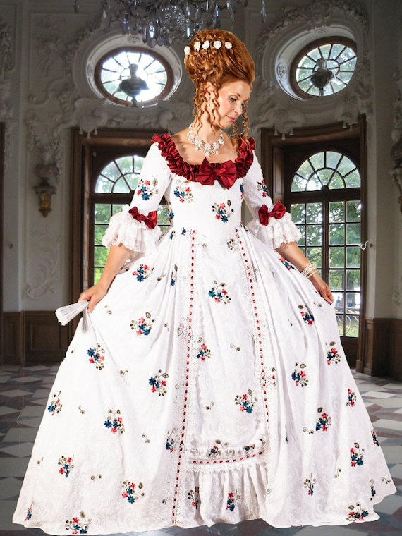 Embroidered day dress cheap