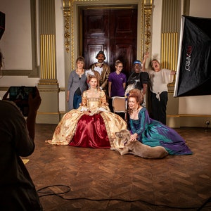 How The English costume company achieved our latest photoshoot at Patshull hall.