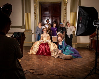 How The English costume company achieved our latest photoshoot at Patshull hall.