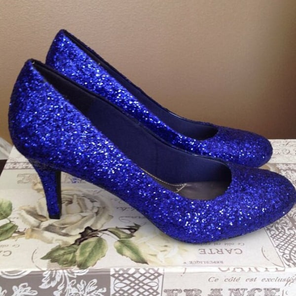Custom Made Glitter Heels