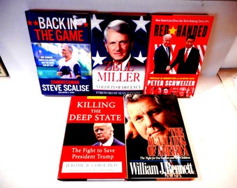 Conservative, Investigative Journalists, Politics, 5 HC  Books  (Lot 5)