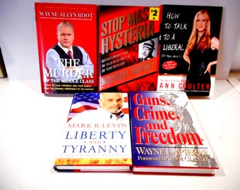 Conservative Republican Books 5 Different Well Known Writers Lot 4