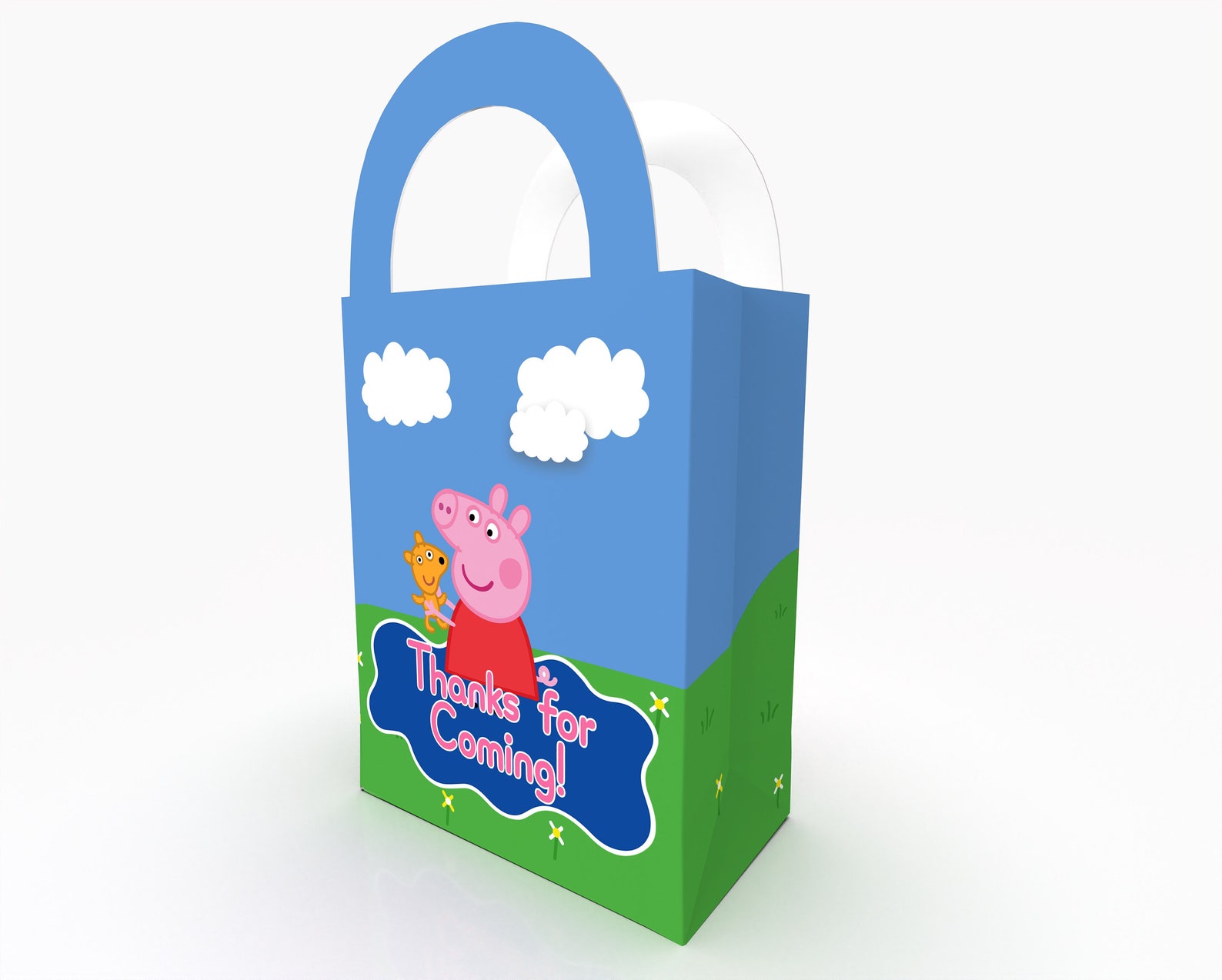 Personalised Peppa Pig Party Gift Bag Party Box Fully Etsy