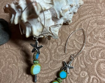 Star fish earrings