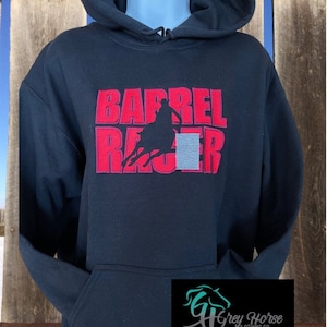 Barrel Racer Hoodie, Barrel Racer Sweatshirt, Rodeo Shirt, Cowgirl Hoodie, Barrel Racing Hoodie, Barrel Racing Shirt,