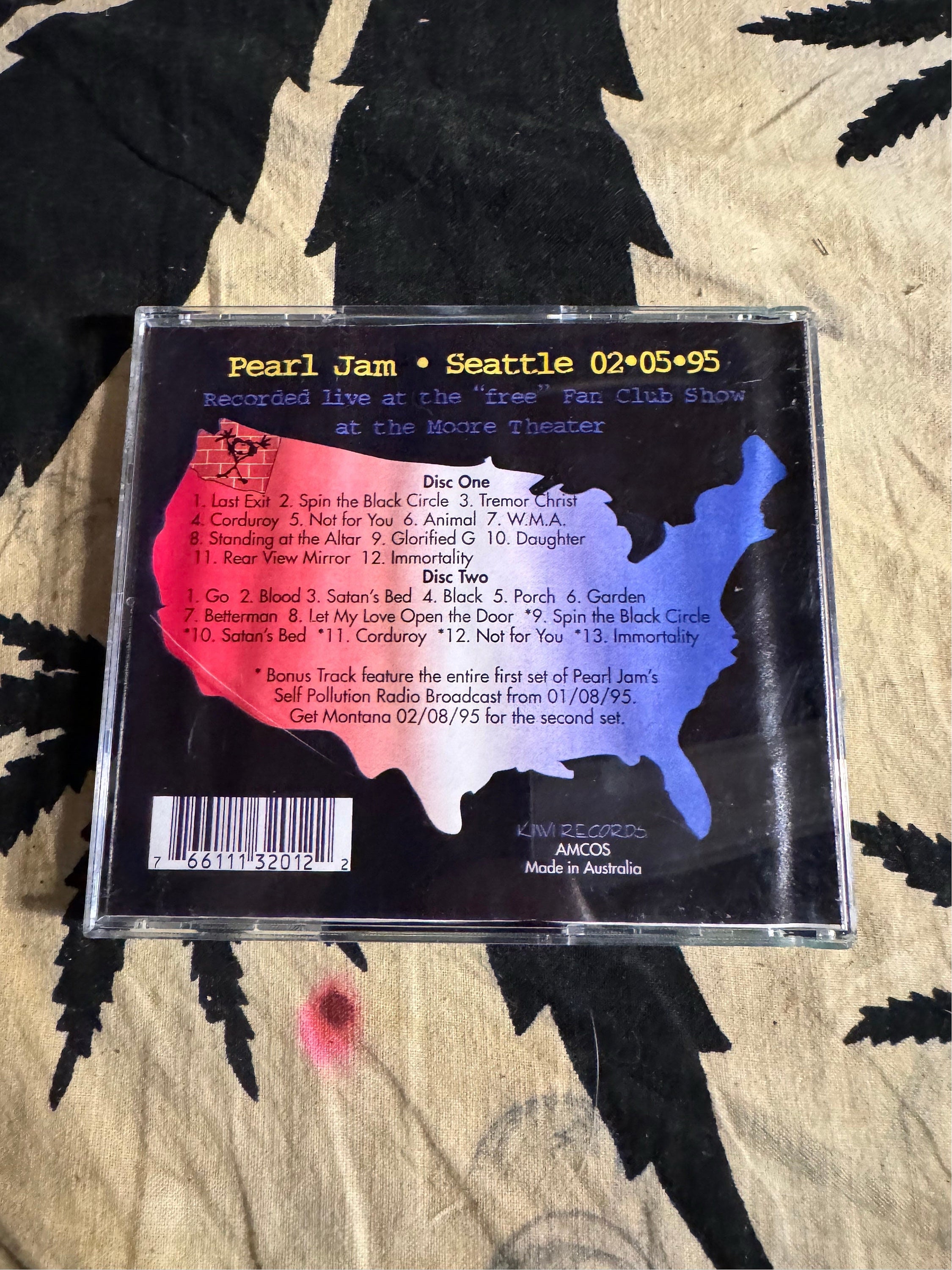 Pearl Jam-seattle 95-factory Pressed Silver 2 Disc Set- Brand New