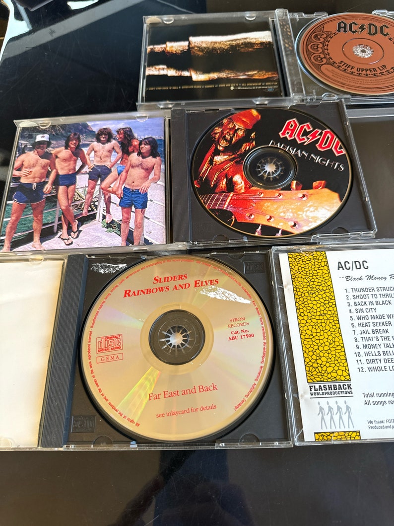 AC/DC Import Cds – Rare Recordings, Five Disc Set - Etsy