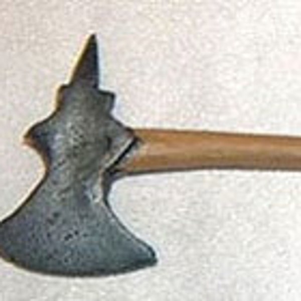 Dollhouse Miniature Battle Axe - 1:12 Scale