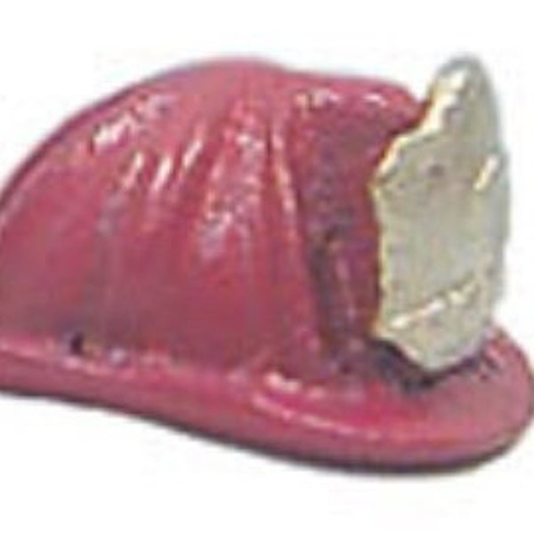 Dollhouse Miniature Fireman's / Firefighter's Hat or Helmet -- 1:12 Scale