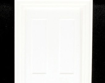 Melody Jane Maison de poupée en plastique blanc 6 panneaux porte géorgienne échelle 1:24 DIY Builders