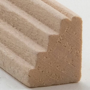 Dollhouse Miniature Cornice Trim - #70233 - 7/16&quot; x 1/4&quot; x 24&quot;
