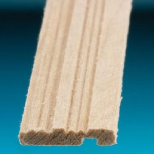 Dollhouse Miniature Fancy Baseboard Trim Molding - Classics # 77946 - 1/2&quot; x 24&quot;
