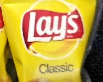 Dollhouse Miniature Lay's Potato Chips - 1:12 Scale
