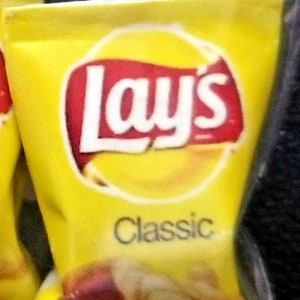 Dollhouse Miniature Lay&#39;s Potato Chips - 1:12 Scale